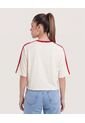 Camiseta Boxy Colombia 2026  Para Mujer Amarillo Ostu de Ostu