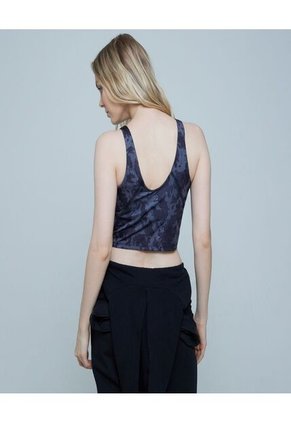 Top Para Mujer Top Color Negro Marca Ostu #40220298