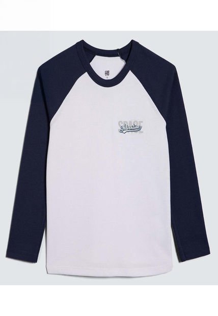 Camiseta Para Niño Manga Larga Color Blanco Marca Ostu #80090231