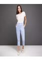 Pantalon Para Mujer Capri Color Azul  Marca Ostu #40070347 de Ostu