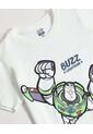 Camiseta Buzz Lightyear Para Niño  Infantil Niño Crema Ostu de Ostu