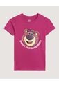Camiseta Lotso Toy Story Para Niña  Infantil Niña Fucsia Ostu de Ostu