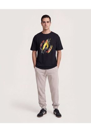 Jogger Comfort Fit Para Hombre Café Ostu