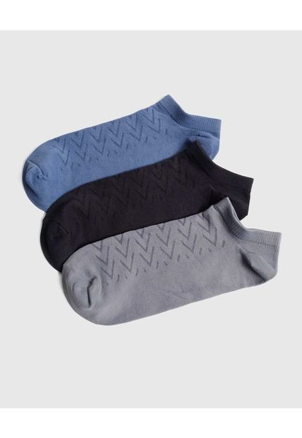 Medias Para Hombre Invisible Color Negro Marca Ostu #60980331
