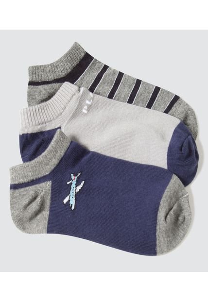 Medias Infantil Niño Invisible Algodon Color Negro Marca Ostu #80980081