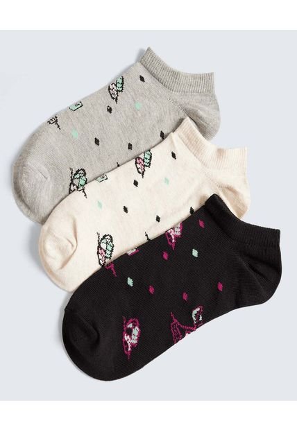 Medias Para Mujer Invisible Color Negro Marca Ostu #40980236