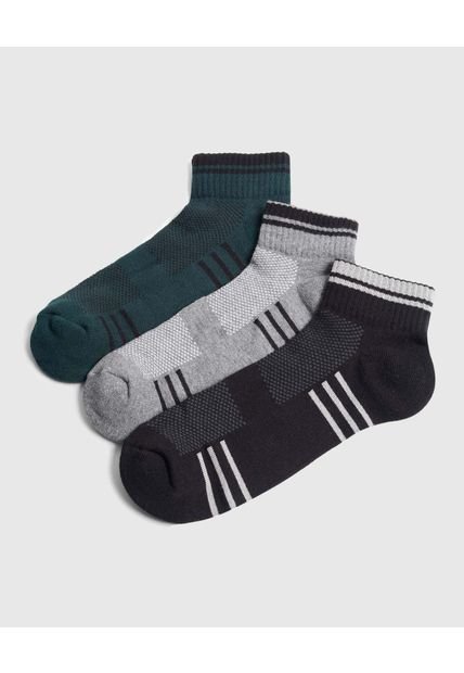Medias Para Hombre Tobillera Color Negro Marca Ostu #60980316