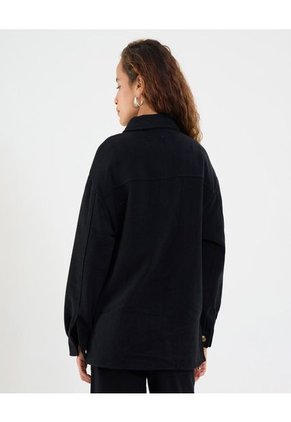 Chaqueta Para Mujer Trucker Color Negro Marca Ostu #40080240