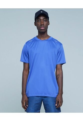 Camiseta Para Hombre Manga Corta Color Azul  Marca Ostu #60091114 Ostu