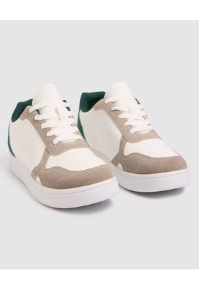Tenis Para Hombre Casual Color Blanco Marca Ostu #60720108