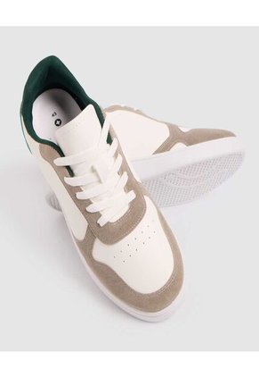 Tenis Para Hombre Casual Color Blanco Marca Ostu #60720108