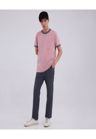 Pantalon Para Hombre Chino Color Negro Marca Ostu #60070243 Ostu