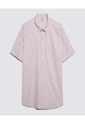 Camisa Para Hombre Manga Corta Con Bolsillo Color Rosado  Marca Ostu #60010631