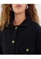 Chaqueta Para Mujer Trucker Color Negro Marca Ostu #40080240 de Ostu