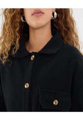 Chaqueta Para Mujer Trucker Color Negro Marca Ostu #40080240
