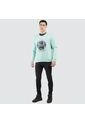 Buzo Para Hombre Cuello Redondo Color Verde  Marca Ostu #60060168 de Ostu