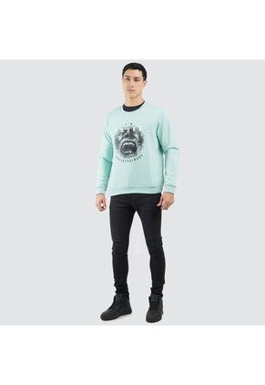 Buzo Para Hombre Cuello Redondo Color Verde  Marca Ostu #60060168