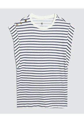 Camiseta Para Mujer Manga Corta Color Azul  Marca Ostu #40091999