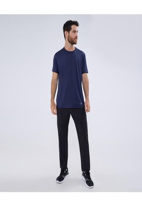 Camiseta Para Hombre Manga Corta Color Azul Oscuro Marca Ostu #60091353