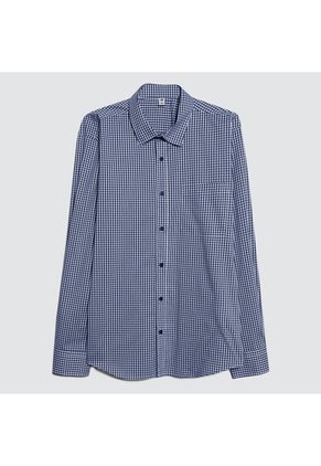 Camisa Para Hombre Manga Larga Con Bolsillo Color Azul  Marca Ostu #60010640