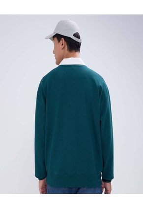 Buzo Para Hombre Cuello Redondo Color Verde  Marca Ostu #60060465