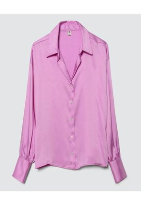 Camisa Para Mujer Manga Larga Color Lila  Marca Ostu #40010154