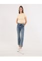 Jean Para Mujer Crop Flare Color Azul Marca Ostu #40160572 de Ostu