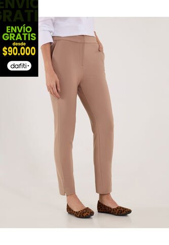 Pantalón Para Mujer Moda Color Camel Marca Ostu #40070839 Ostu