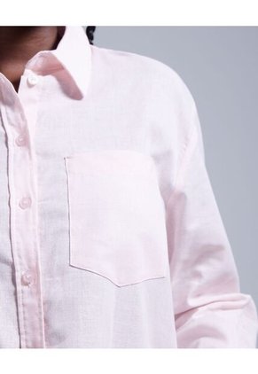 Camisa Para Mujer Manga Larga Color Rosado  Marca Ostu #40010162