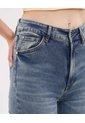 Jean Para Mujer Crop Flare Color Azul Marca Ostu #40160572 de Ostu