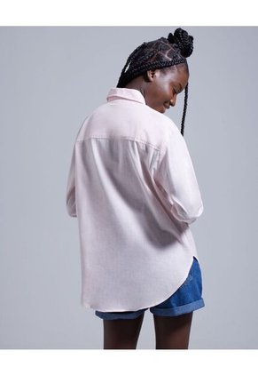 Camisa Para Mujer Manga Larga Color Rosado  Marca Ostu #40010162