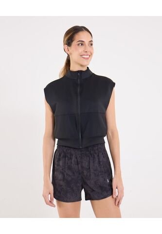 Chaleco Para Mujer Punto Color Negro Marca Ostu #40250023 Ostu