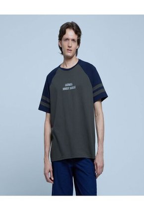 Camiseta Para Hombre Manga Corta Color Verde Marca Ostu #60091155