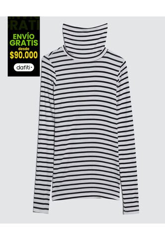 Camiseta Para Mujer Manga Larga Color Negro Marca Ostu #40091975 Ostu