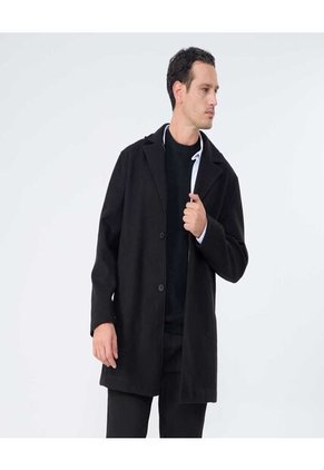 Chaqueta Para Hombre Abrigo Color Negro Marca Ostu #60080157