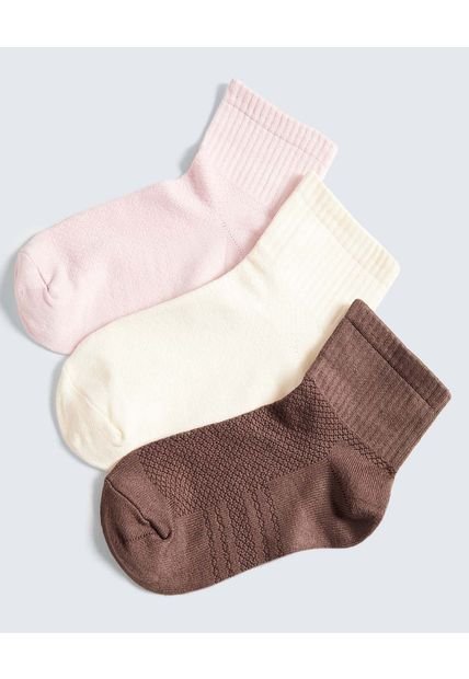 Medias Para Mujer Tobillera Color Negro Marca Ostu #40980230