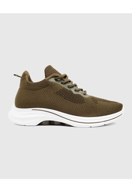 Tenis Para Hombre Sport Color Verde Marca Ostu #60720113
