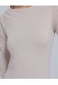 Camiseta Para Mujer Manga 3/4 Color Beige Marca Ostu #40092143 de Ostu
