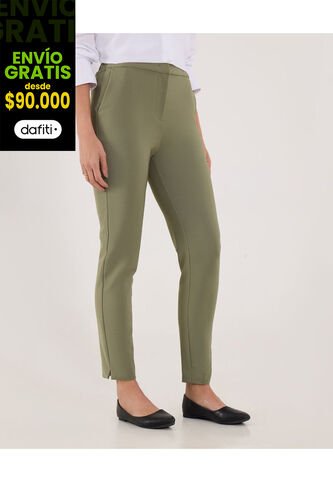 Pantalón Para Mujer Moda Color Verde Marca Ostu #40070838 Ostu