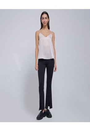 Top Para Mujer Cuello V Color Café Marca Ostu #40220358