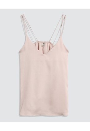 Top Para Mujer Cuello V Color Café Marca Ostu #40220358