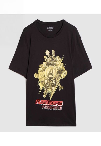 Camiseta Para Hombre Manga Corta Color Negro Marca Ostu #60091598