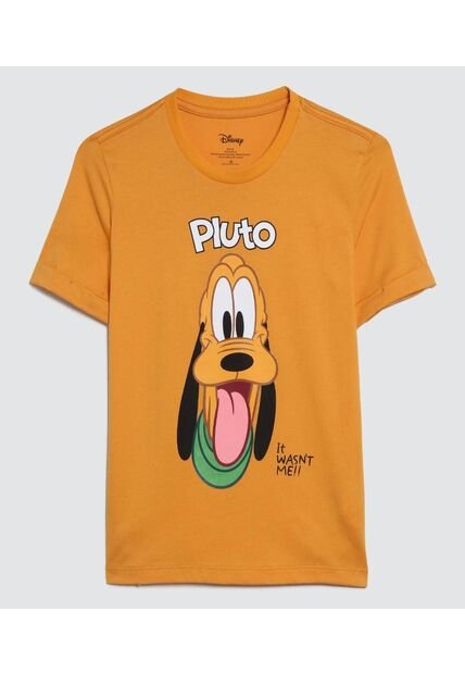 Camiseta Para Niño Manga Corta Color Amarillo  Marca Ostu #80090219