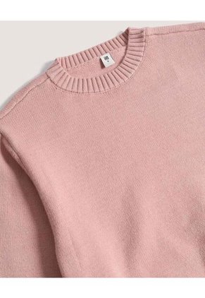 Saco  Para Mujer Cuello Redondo Color Rosa Marca Ostu #40330077