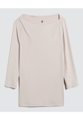 Camiseta Para Mujer Manga 3/4 Color Beige Marca Ostu #40092143