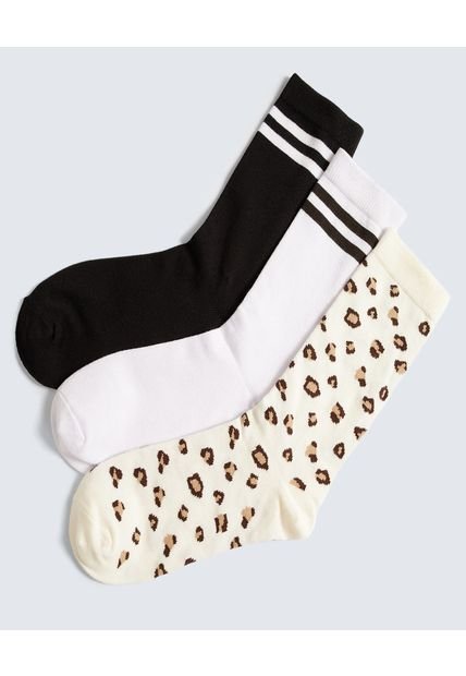 Medias Para Mujer Caña Larga Color Negro Marca Ostu #40980223