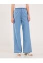 Jean Para Mujer Wide-Leg Fluido Color Azul Marca Ostu #40160619 de Ostu