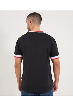 Camiseta Para Hombre Manga Corta Cuello Redondo Color Negro Marca Ostu #60091828