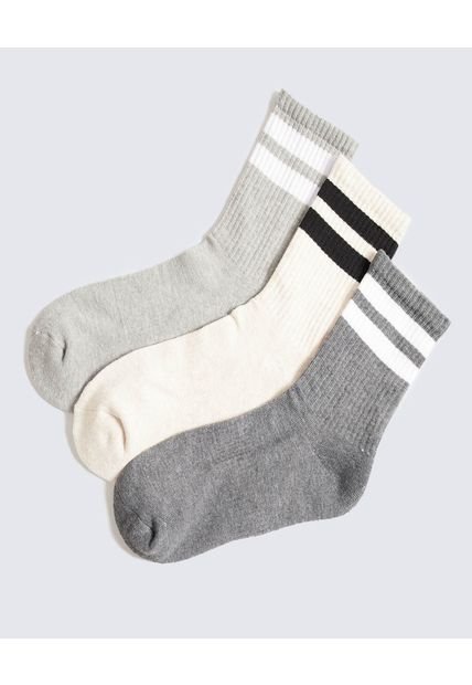 Medias Para Mujer Caña Media Color Negro Marca Ostu #40980226