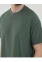 Camiseta Para Hombre Manga Corta Cuello Redondo Color Verde Marca Ostu #60091703 de Ostu